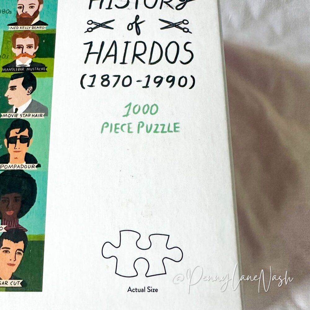 Galison Hairstyles Decades 1000 Piece Jigsaw Puzzle - Picture 4 of 5